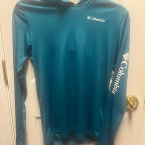 Columbia Blue Long Sleeve Hoodie